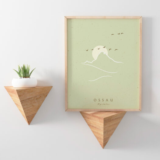 Affiche Pyrénées - Ossau • Papier Lune