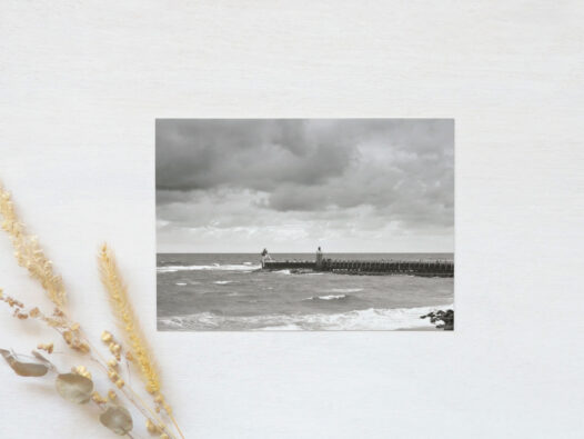 Carte postale photo Phare • Papier Lune
