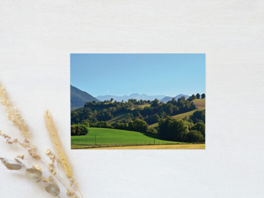 Carte postale photo Pyrénées • Papier Lune