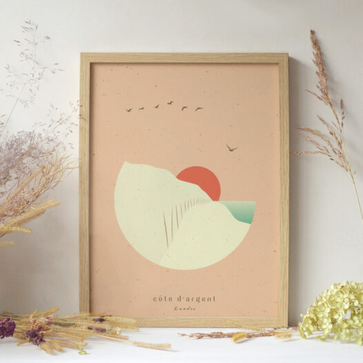 Affiche Landes - décoration Nature • Papier Lune